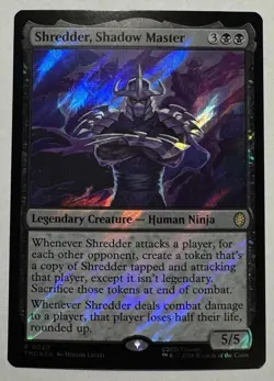 Shredder, Shadow Master *Surge Foil* Commander: TMNT MTG - Image 1