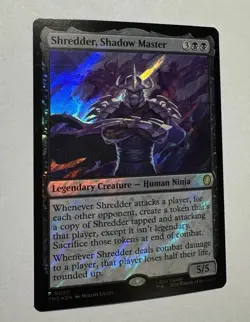 Shredder, Shadow Master *Surge Foil* Commander: TMNT MTG - Image 2