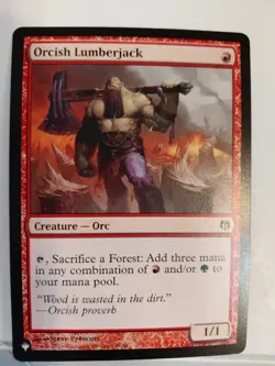Orcish Lumberjack The List Reprints Regular - Image 1