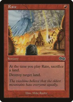 Raze 1x MtG Urza's Saga USG SP/NM - Image 1