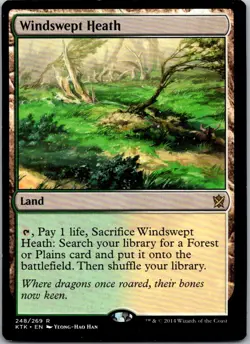 Windswept Heath R Khans of Tarkir 248 NM Normal - Image 1