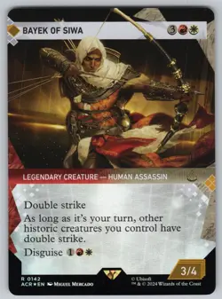 Bayek of Siwa (Showcase) R Universes Beyond: Assassin's Creed #142 NM Foil - Image 1