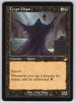 Crypt Ghast (Retro Frame) R Ravnica Remastered #322 NM Normal - Image 1