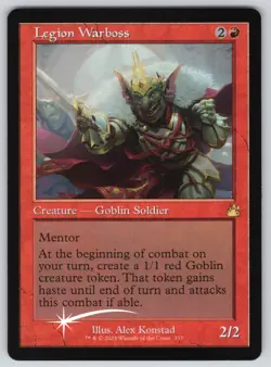Legion Warboss (Retro Frame) R Ravnica Remastered #337 NM Foil - Image 1