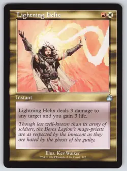 Lightning Helix (Retro Frame) U Ravnica Remastered #372 NM Normal - Image 1