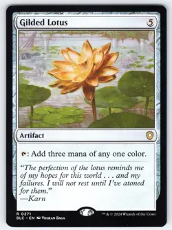 Gilded Lotus R Commander: Bloomburrow # 271 NM Normal - Image 1