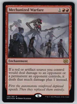 Mechanized Warfare R The Brothers' War #139 LP Foil - Image 1