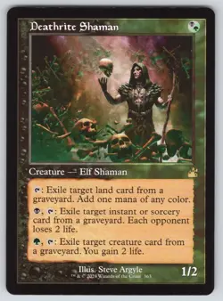 Deathrite Shaman (Retro Frame) R Ravnica Remastered #363 NM Normal - Image 1