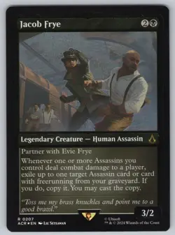 Jacob Frye (Foil Etched) R Universes Beyond: Assassin's Creed #207 NM Foil - Image 1