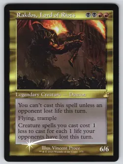 Rakdos, Lord of Riots (Retro Frame) R Ravnica Remastered #379 NM Foil - Image 1