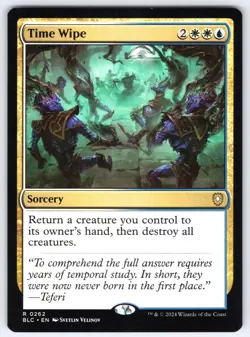 Time Wipe R Commander: Bloomburrow # 262 NM Normal - Image 1