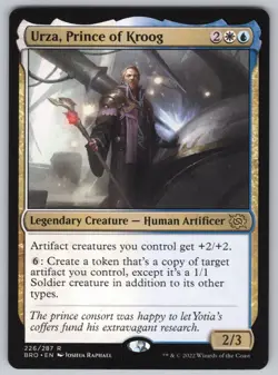Urza, Prince of Kroog R The Brothers' War #226 NM Normal - Image 1