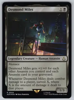 Desmond Miles R Universes Beyond: Assassin's Creed #24 NM Foil - Image 1