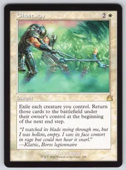 Ghostway (Retro Frame) R Ravnica Remastered #308 NM Normal - Image 1