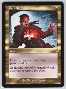 Dreadbore (Retro Frame) R Ravnica Remastered #365 NM Normal - Image 1