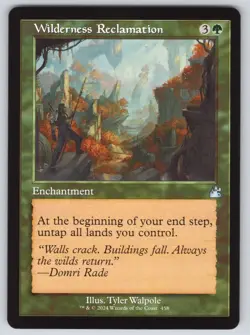 Wilderness Reclamation (Retro Frame) U Ravnica Remastered #458 NM Normal - Image 1
