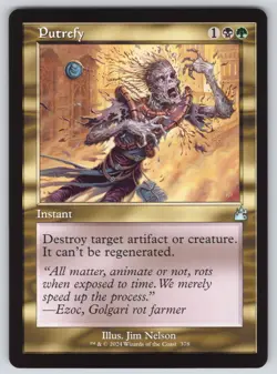 Putrefy (Retro Frame) U Ravnica Remastered #378 NM Normal - Image 1