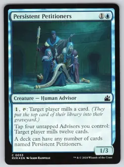 Persistent Petitioners C Ravnica Remastered #53 NM Foil - Image 1