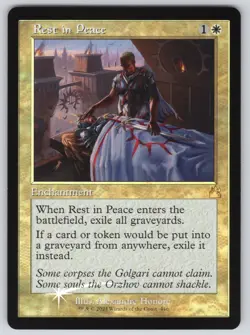 Rest in Peace (Retro Frame) R Ravnica Remastered #446 NM Foil - Image 1