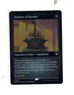 MTG SkeenAB Hammer of Nazahn ETCHED from Commander Masters. NM. - Image 1
