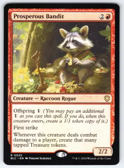 Prosperous Bandit R Commander: Bloomburrow # 25 NM Normal - Image 1