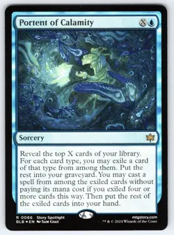 Portent of Calamity R Bloomburrow # 66 NM Foil - Image 1