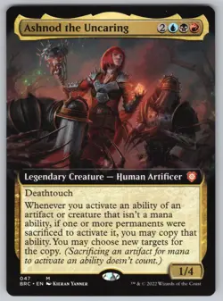 Ashnod the Uncaring (Extended Art) M Commander: The Brothers' War #47 NM Normal - Image 1