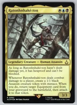 Ratonhnhake:ton R Universes Beyond: Assassin's Creed #62 NM Foil - Image 1