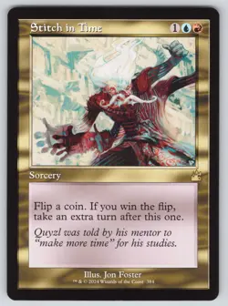 Stitch in Time (Retro Frame) R Ravnica Remastered #384 NM Normal - Image 1