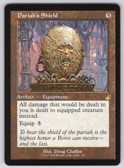 Pariah's Shield (Retro Frame) R Ravnica Remastered #393 NM Normal - Image 1