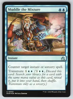 Muddle the Mixture U Ravnica Remastered #50 NM Foil - Image 1