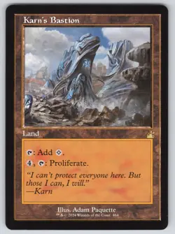 Karn's Bastion (Retro Frame) R Ravnica Remastered #464 NM Normal - Image 1