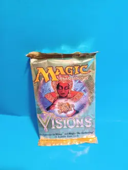 MTG Magic The Gathering Visions Booster Pack *Sealed* WotC 1997 English - Image 1