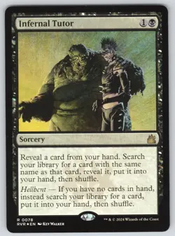 Infernal Tutor R Ravnica Remastered #78 NM Foil - Image 1