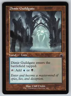 Dimir Guildgate (Retro Frame) C Ravnica Remastered #400 NM Normal - Image 1