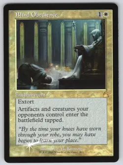 Blind Obedience (Retro Frame) R Ravnica Remastered #303 NM Foil - Image 1