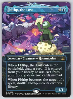 Fblthp, the Lost (Anime Borderless) R Ravnica Remastered #420 NM Foil - Image 1