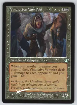 Vindictive Vampire (Retro Frame) U Ravnica Remastered #330 NM Foil - Image 1