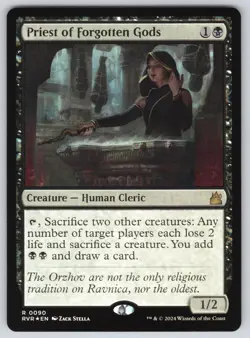Priest of Forgotten Gods R Ravnica Remastered #90 NM Foil - Image 1