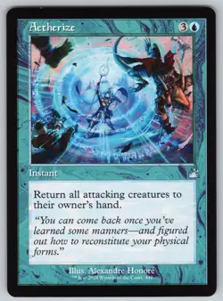 Aetherize (Retro Frame) U Ravnica Remastered #448 NM Normal - Image 1