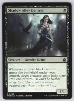 Shadow Alley Denizen C Ravnica Remastered #92 NM Foil - Image 1