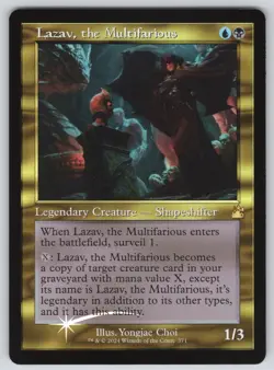Lazav, the Multifarious (Retro Frame) R Ravnica Remastered #371 NM Foil - Image 1