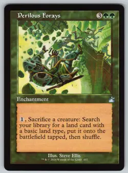 Perilous Forays (Retro Frame) U Ravnica Remastered #457 NM Normal - Image 1