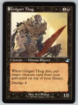Golgari Thug (Retro Frame) U Ravnica Remastered #325 NM Normal - Image 1