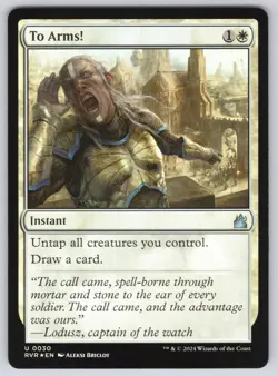 To Arms! U Ravnica Remastered #30 NM Foil - Image 1