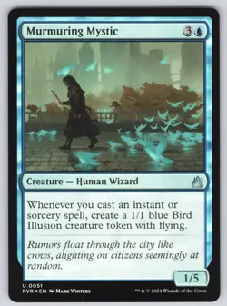 Murmuring Mystic U Ravnica Remastered #51 NM Foil - Image 1