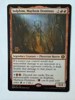 MTG - Solphim, Mayhem Dominus - 150/271 Phyrexia:All Will Be One - Mythic - FOIL - Image 1