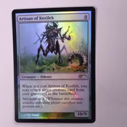 MTG Artisan of Kozilek FNM PROMO FOIL from Promotional. NM. - Image 1