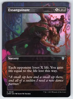 Exsanguinate (Borderless) U Commander Masters #638 NM Normal - Image 1