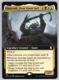 Storvald, Frost Giant Jarl (Extended Art) M Commander NM Normal - Image 1